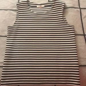 Madewell striped tank - ribbed texture